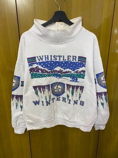 Vintage 80s Unisex Whistler Winter Jumper Sweatshirt