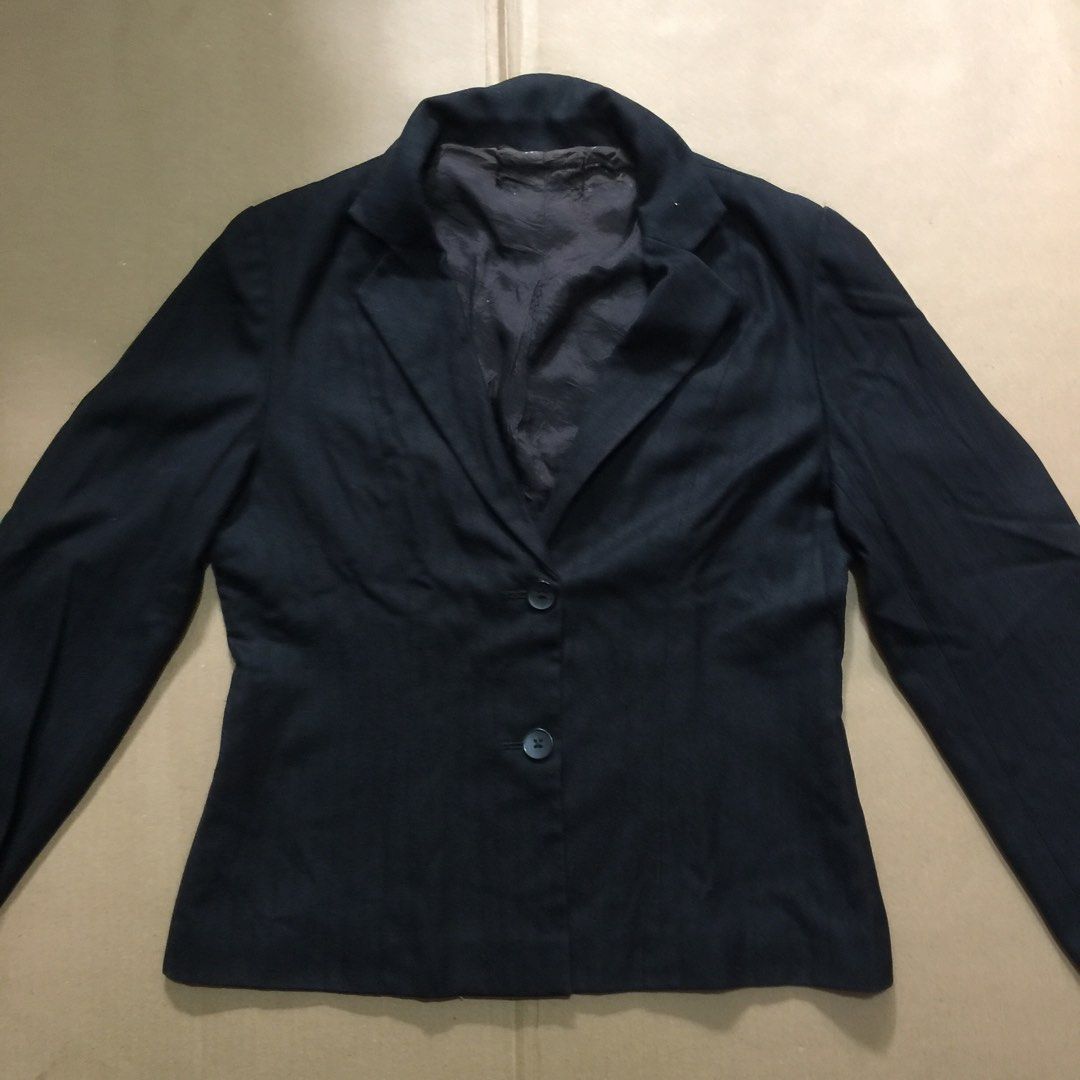 Vintage black blazer top