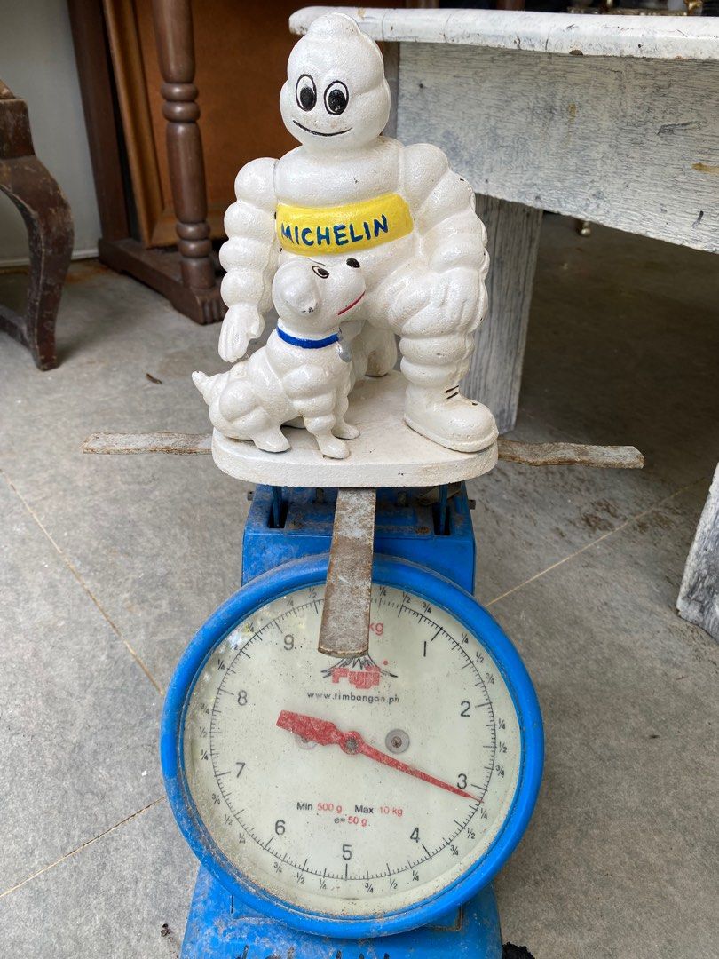 Grande Statue Michelin En Résine – 70 Cm De Haut, Bibendum Publicitaire