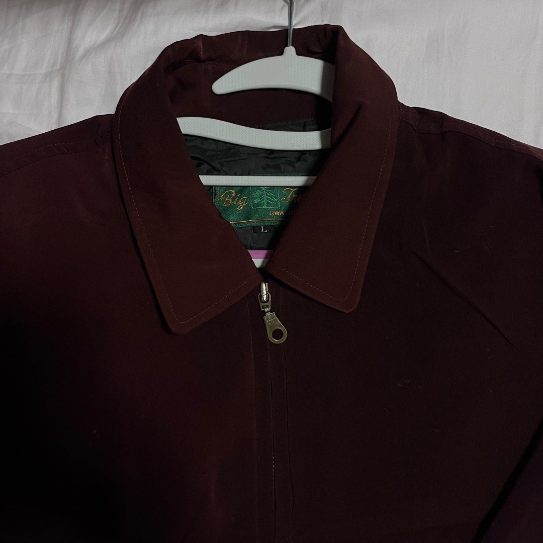 MARCO TRICOT collared knit jacket, men's size L unclear brown type Vintage Second Hand