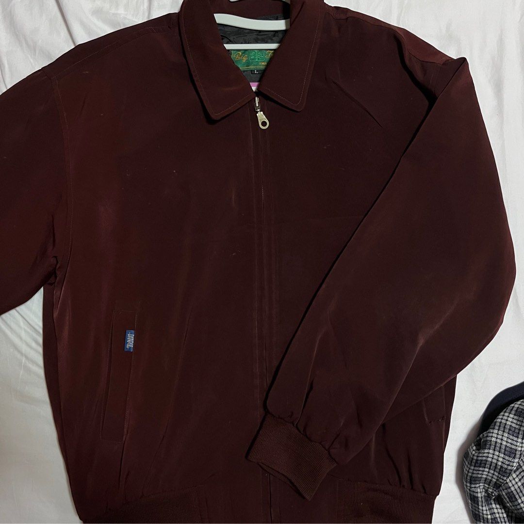 MARCO TRICOT collared knit jacket, men's size L unclear brown type Vintage Second Hand main image 1