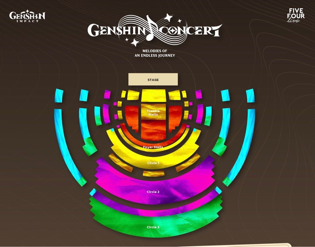 [WTS] Genshin Concert Archon CAT1 Tickets, Tickets & Vouchers, Event