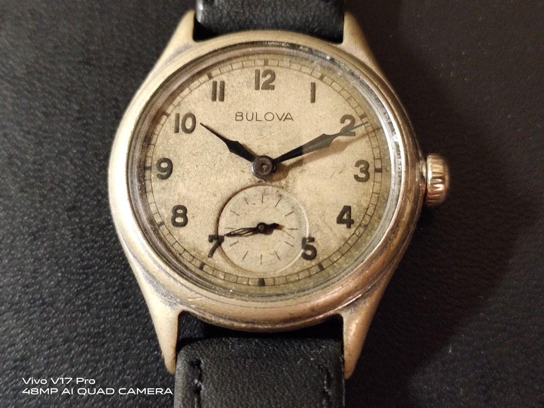 WW2 Bulova Military ORD DEPT USA 554850 Mechanical Hand Winding Watch
