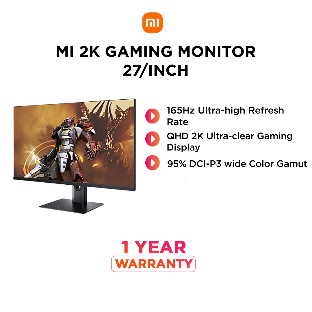 Xiaomi Mi 2K Gaming Monitor 27 IPS QHD 165Hz
