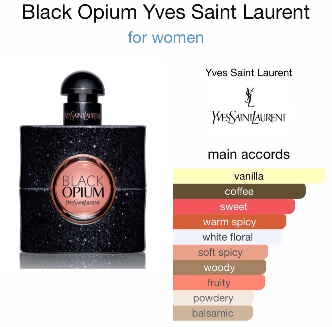 YSL Black Opium EDP, Beauty & Personal Care, Fragrance & Deodorants on  Carousell