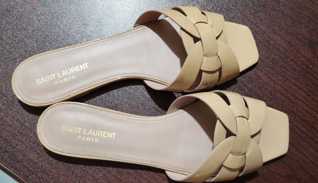 Ysl slides sale on sale