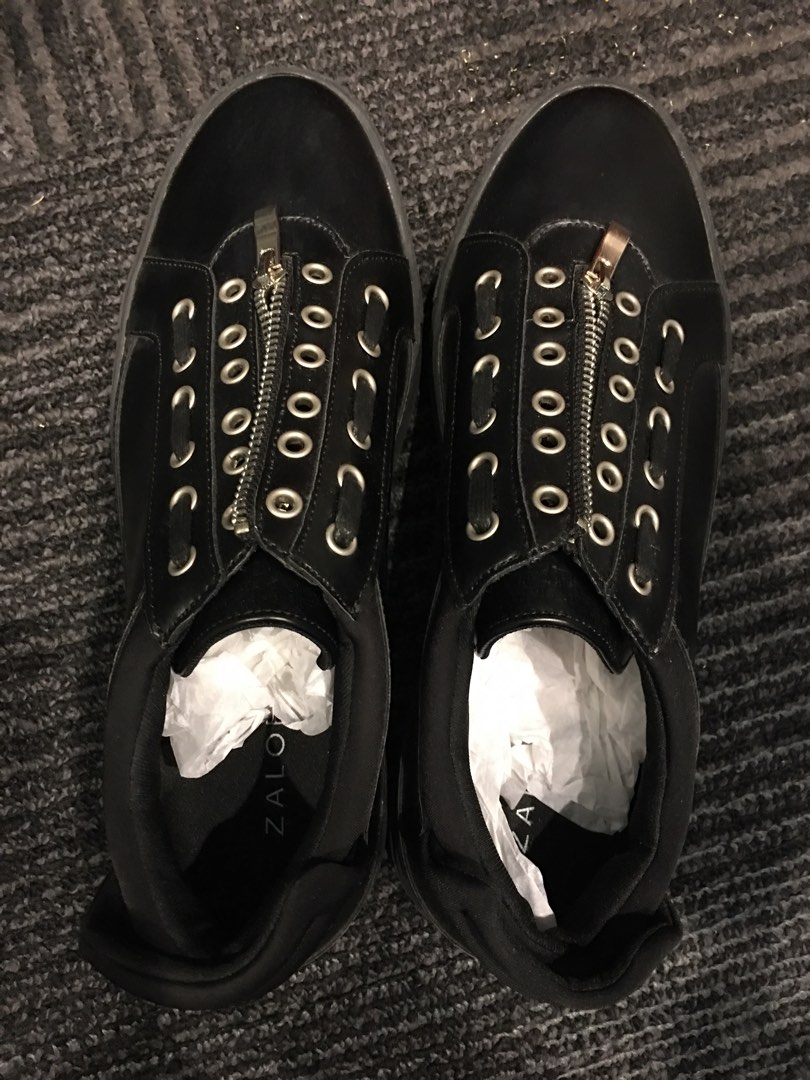 Zalora black shop shoes
