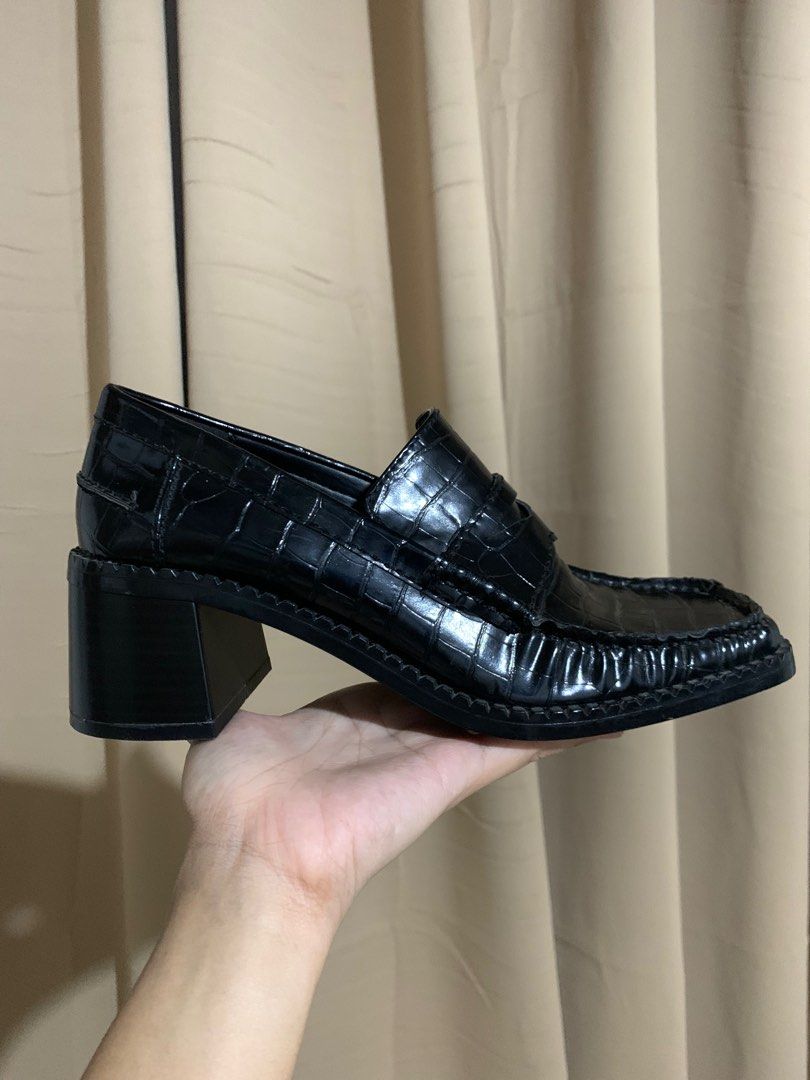 zara black shoes ladies