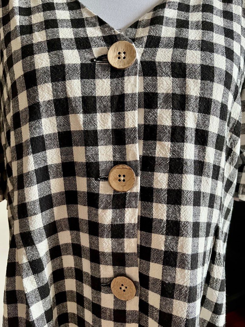 Zara Gingham Dress on Carousell