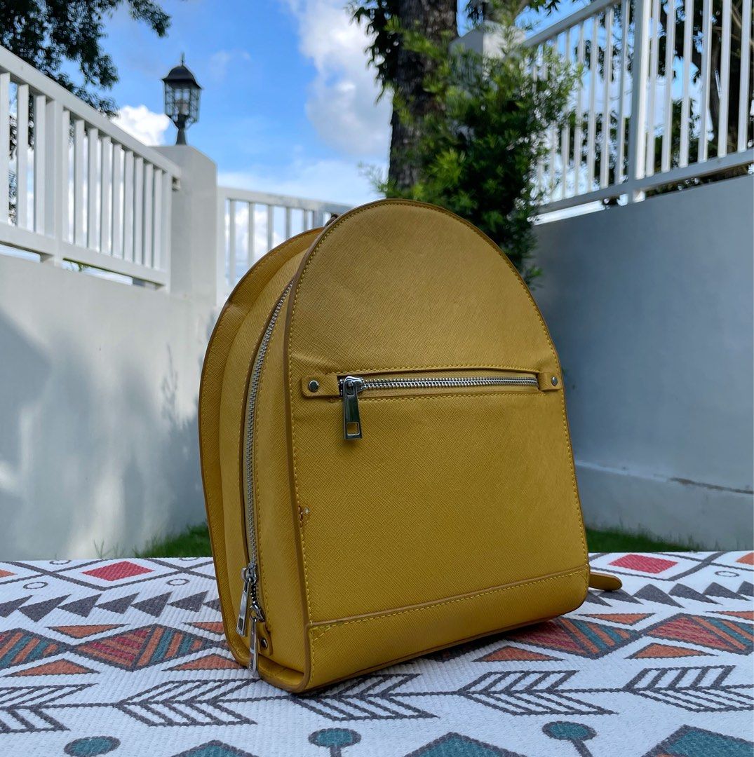 Zara Saffiano Leather backpack Women s Fashion Bags Wallets Backpacks on Carousell