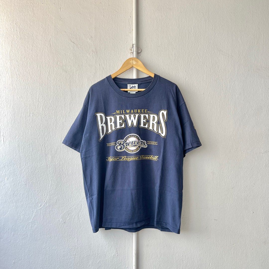 Red Jacket Milwaukee Brewers T-Shirt - Men's T-Shirts in Light