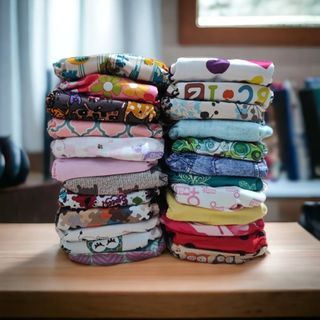 24 pcs preloved Cloth Diapers