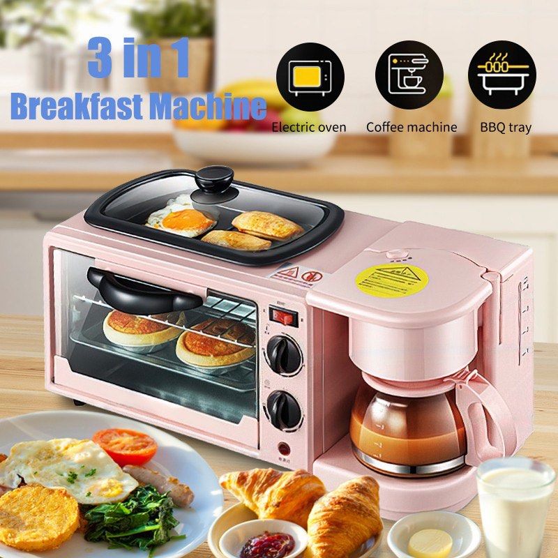 3 In 1 Electric Breakfast Machine Multifunction Coffee maker