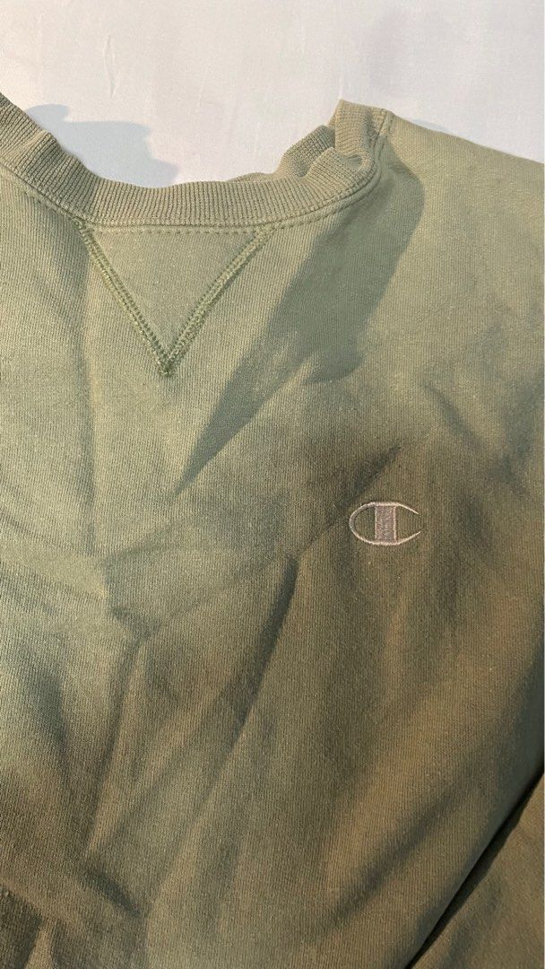 Champion sweater shop olive green 80