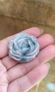 緬甸玉玉花手牌/左右雙孔洞
