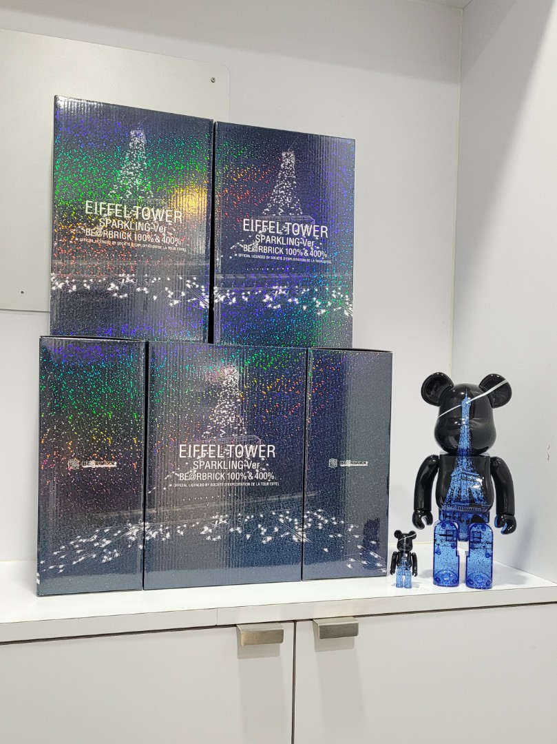 EIFFEL TOWER BE@RBRICK SPARKLING 400%-