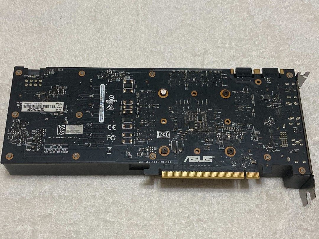 華碩ASUS TURBO-GTX1070TI-8G NVIDIA GTX 1070 Ti 8 GB GDDR5 顯示卡