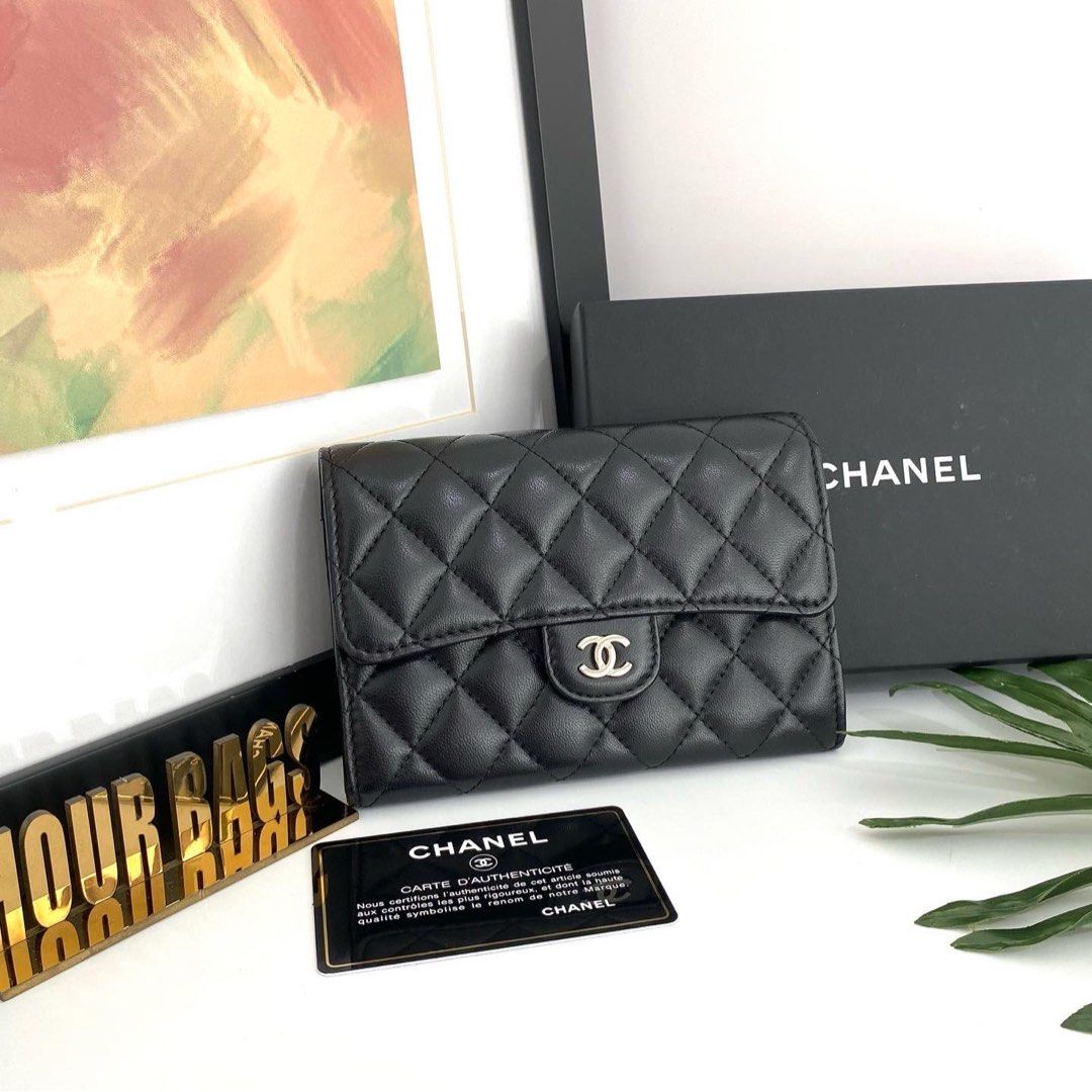 Chanel Medium Wallet, Luxury, Bags & Wallets on Carousell