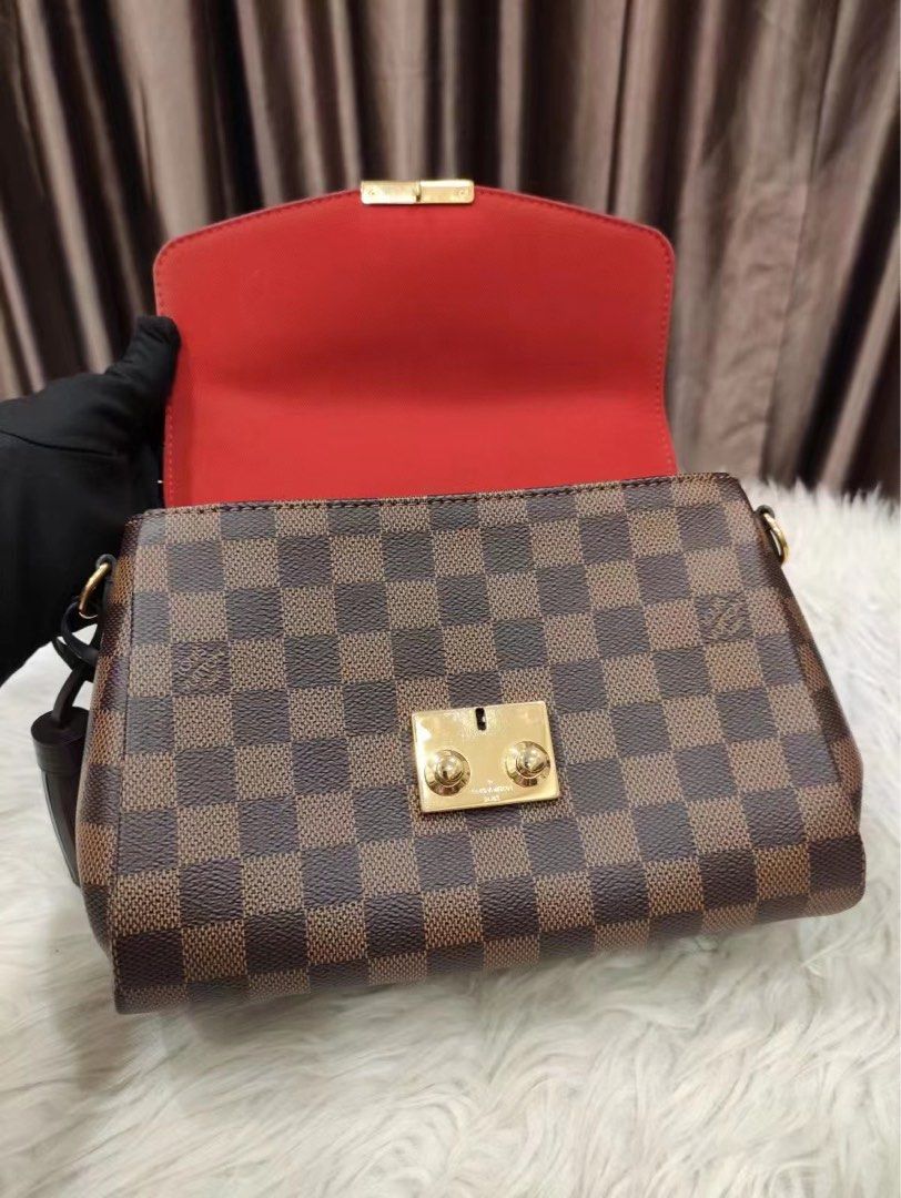 💯 Authentic Lv Croisette Damier Brown, Luxury, Bags & Wallets on