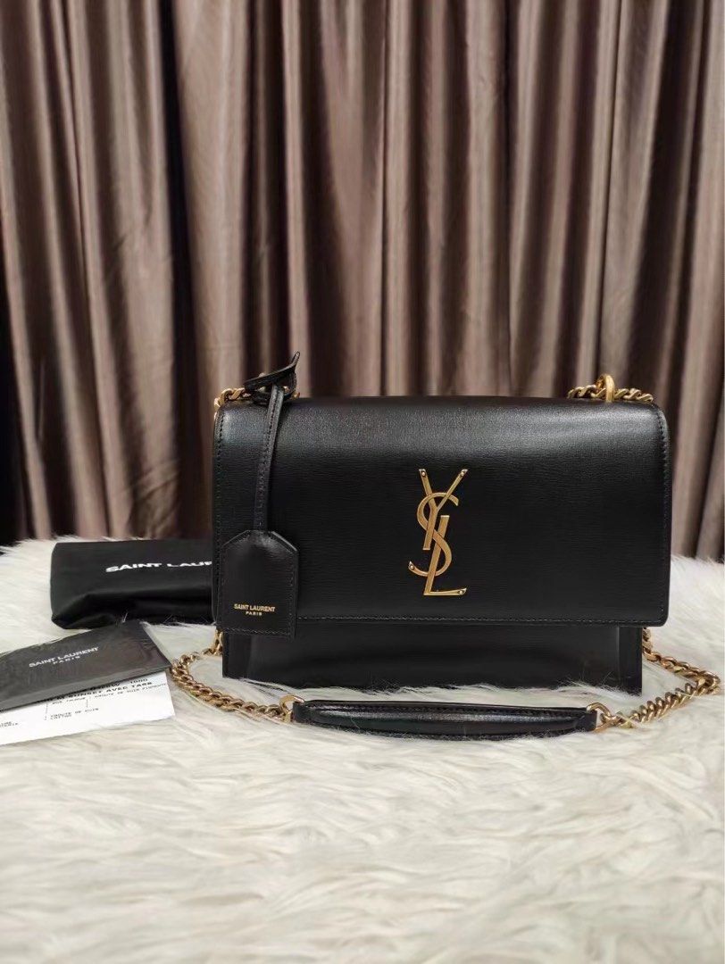 Ysl sunset medium black gold deals