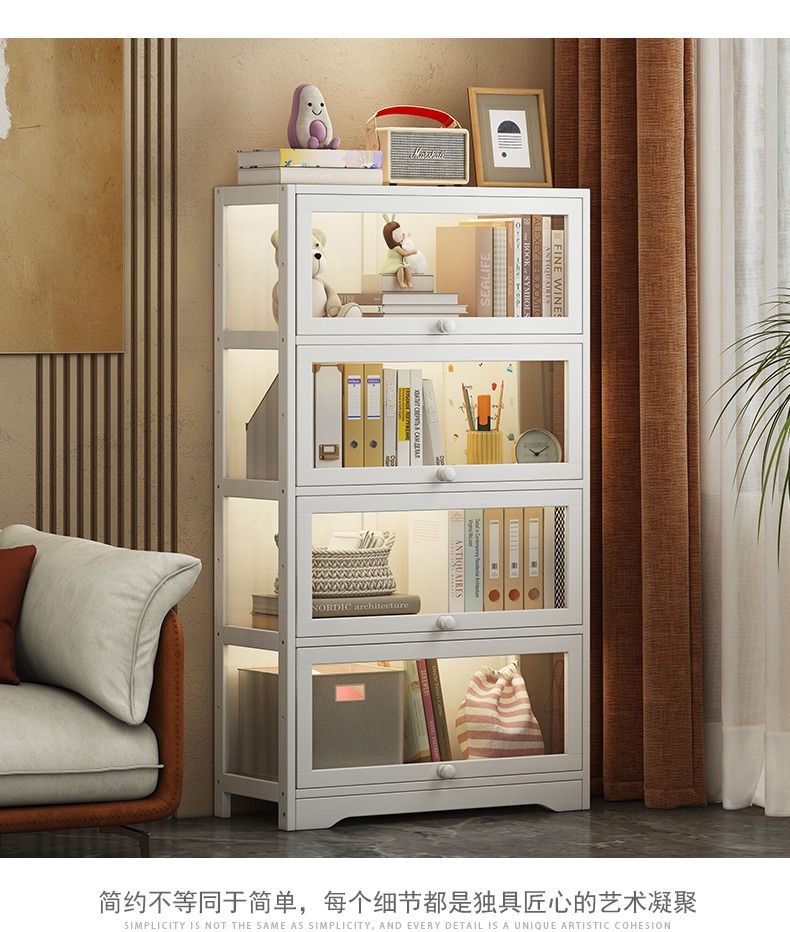 亞克力透明玻璃置物櫃（包送貨 free delivery）書櫃 書架 置物架 手辦展示櫃 多功能收納櫃 Acrylic transparent