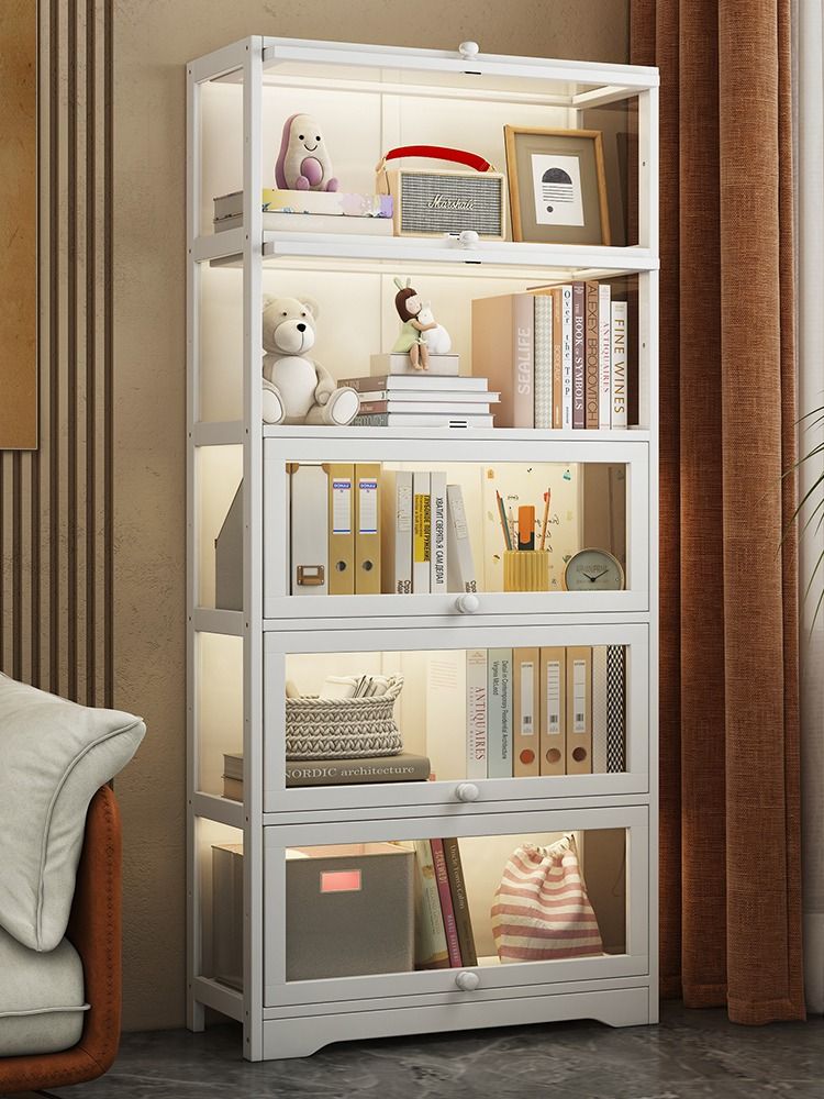 亞克力透明玻璃置物櫃（包送貨 free delivery）書櫃 書架 置物架 手辦展示櫃 多功能收納櫃 Acrylic transparent