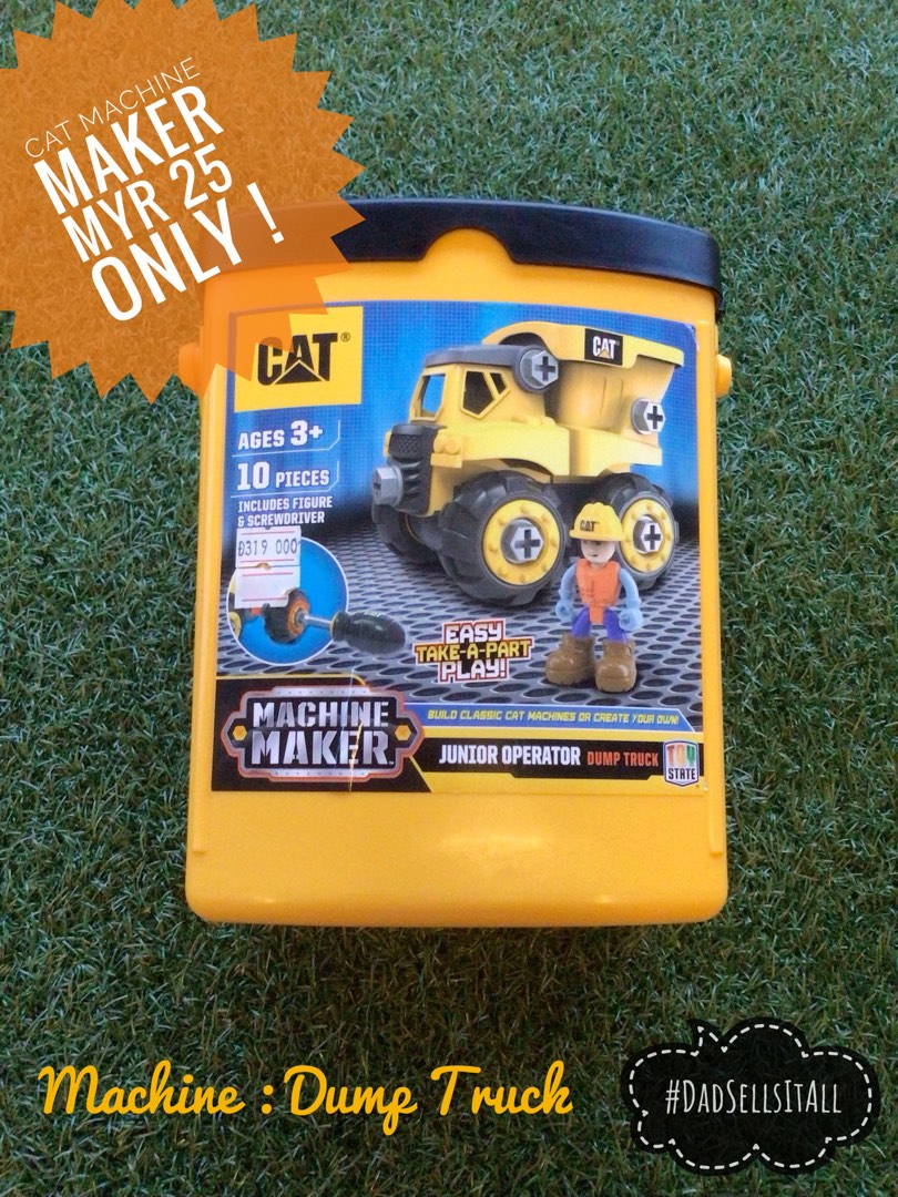 Cat machine maker junior operator building set 2025