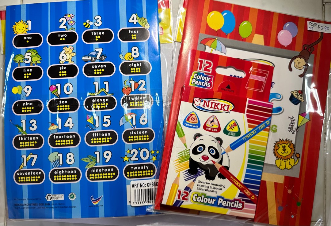 Activity Book No Mess Set 4 A5 Per Bambini - Disegno Senza Macchie Serie A 846995