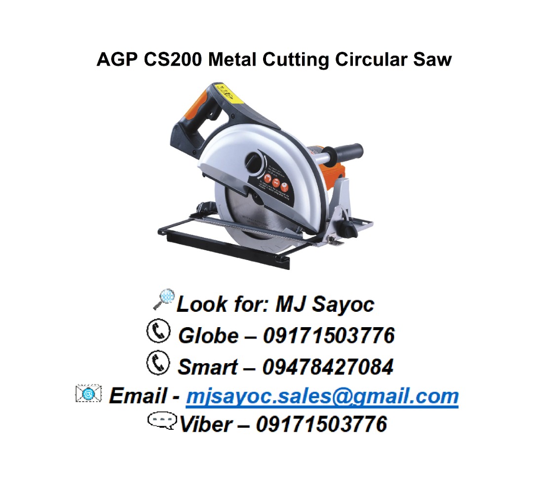 AGP CS200 Metal Cutting Circular Saw on Carousell