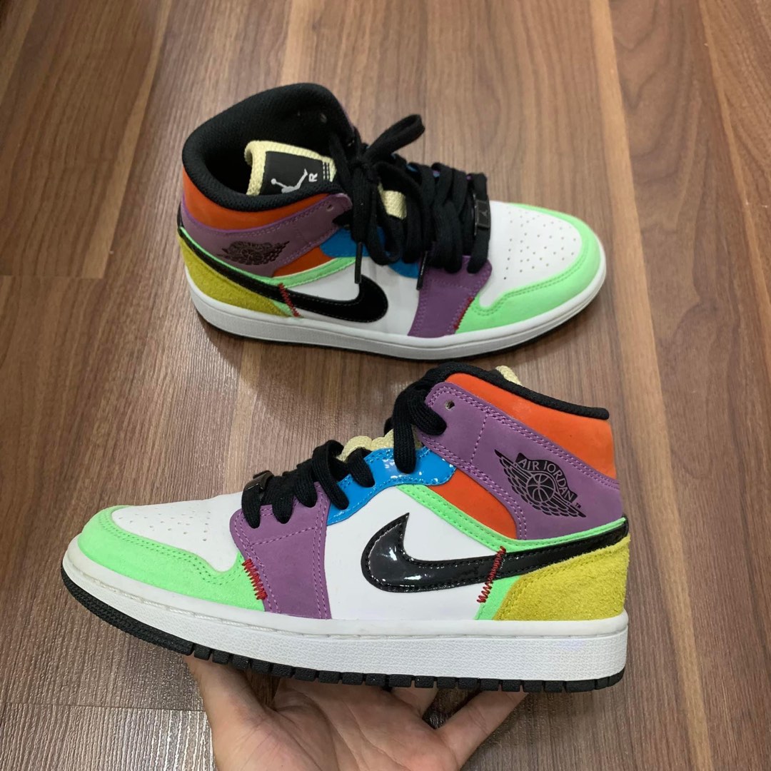 Jordan air 1 mid multicolor online