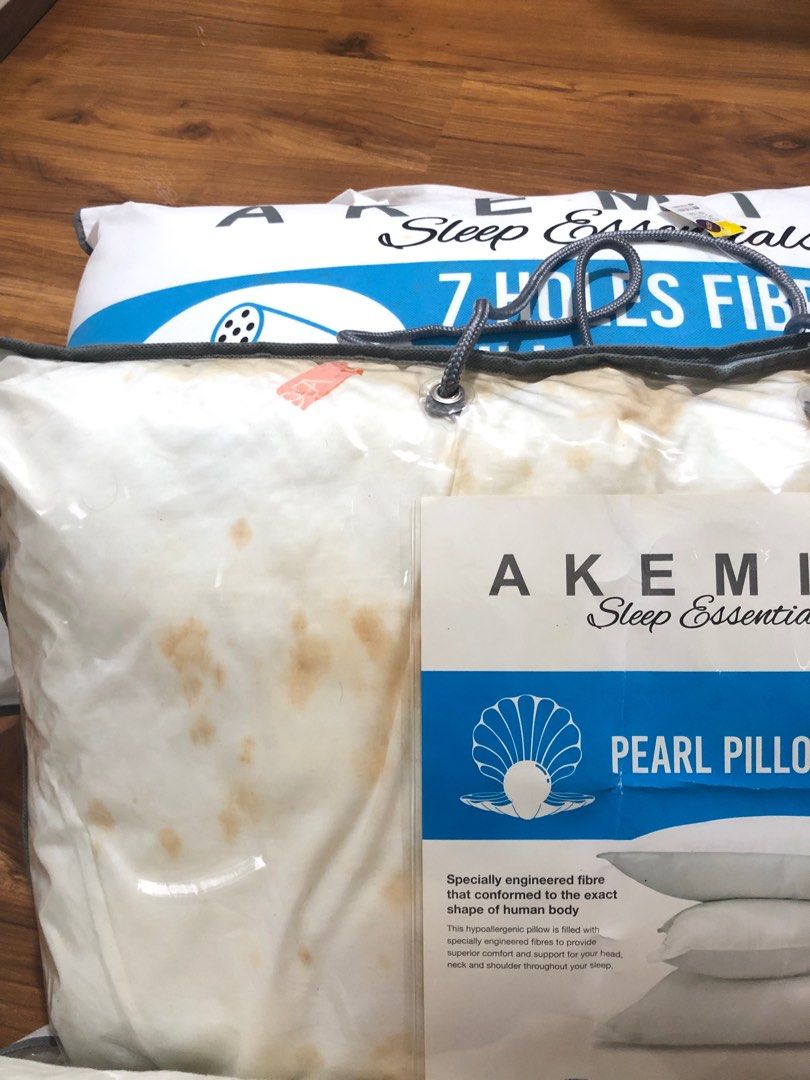 Akemi Pillow with price tags RM90 for both Brand new Used