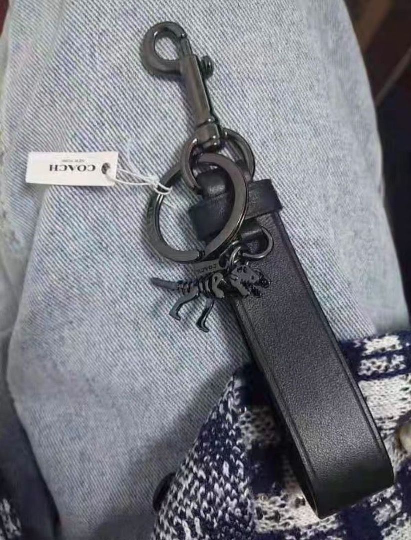 Coach men's key ring hotsell