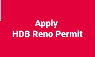 Apply hdb renovation permit