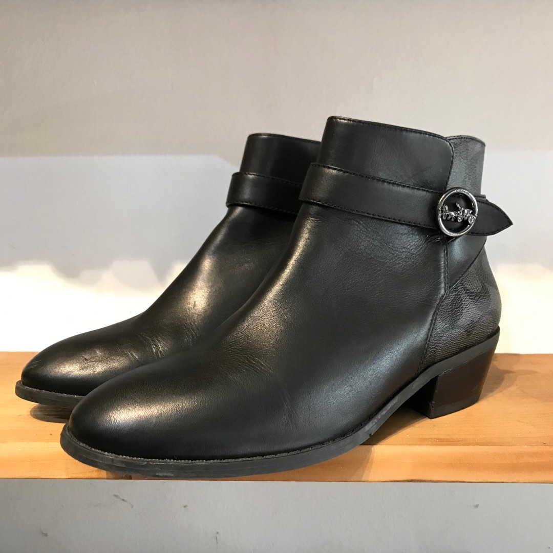 Coach dean lace up bootie shop