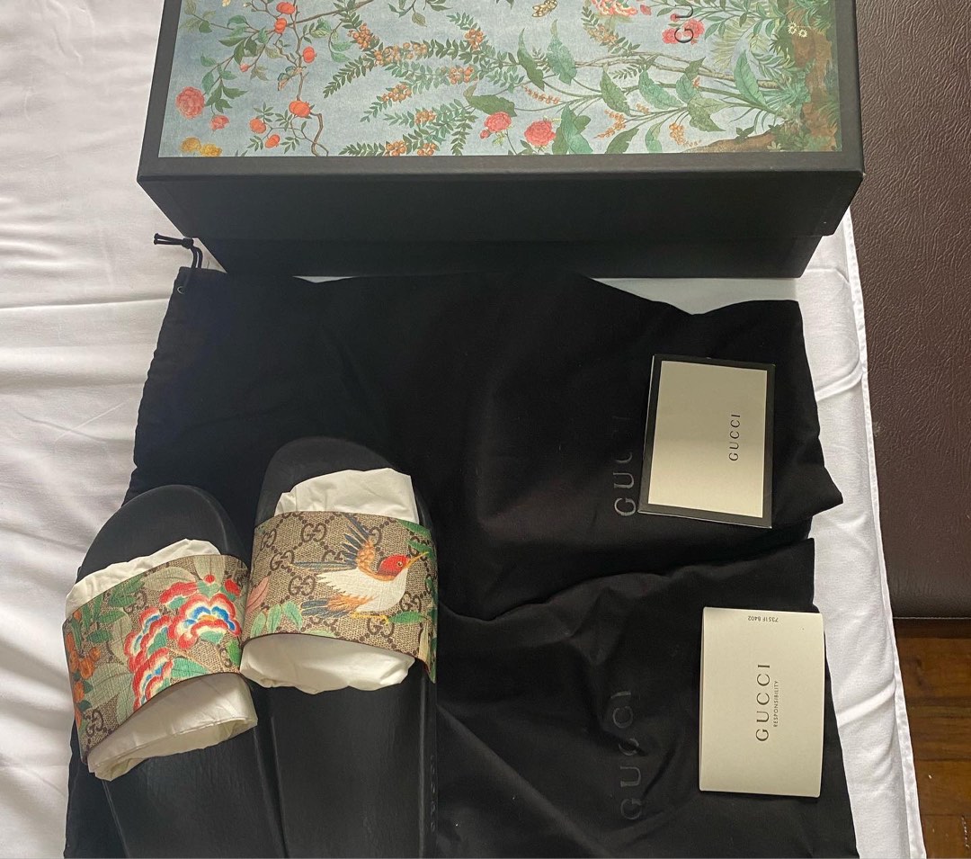 Authentic Gucci Mens Slides on Carousell