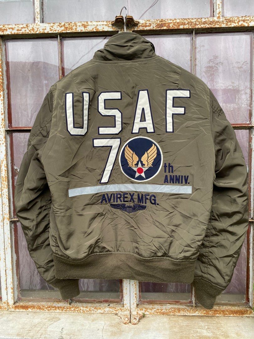 AVIREX USAF 70th ANNIV Bomber Jacket, Men's Fashion, Coats