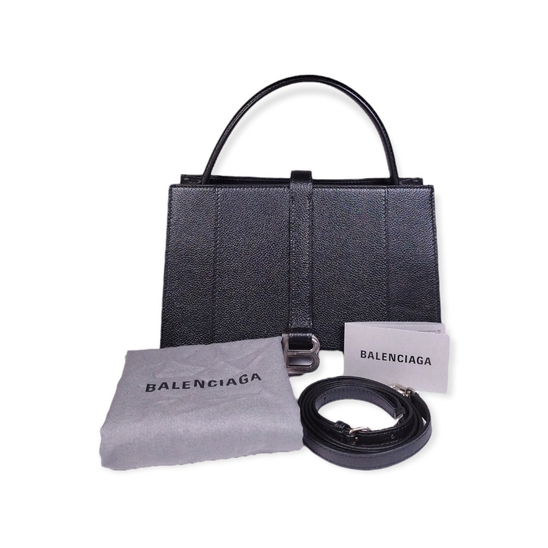 BALENCIAGA Hourglass Graffiti-Print, Luxury, Bags & Wallets on Carousell