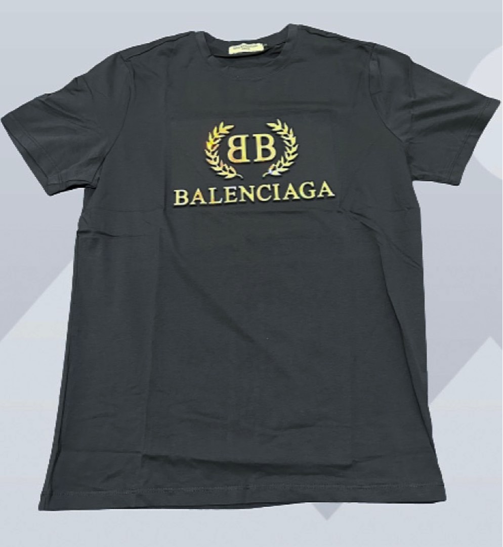 Balenciaga Maison BB Logo Navy Tee, Men's Fashion, Tops & Sets, Tshirts &  Polo Shirts on Carousell