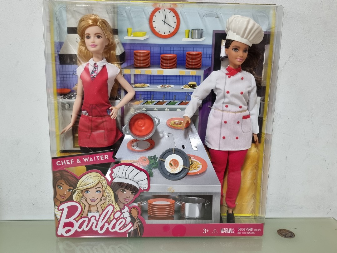 barbie chef and waiter        <h3 class=