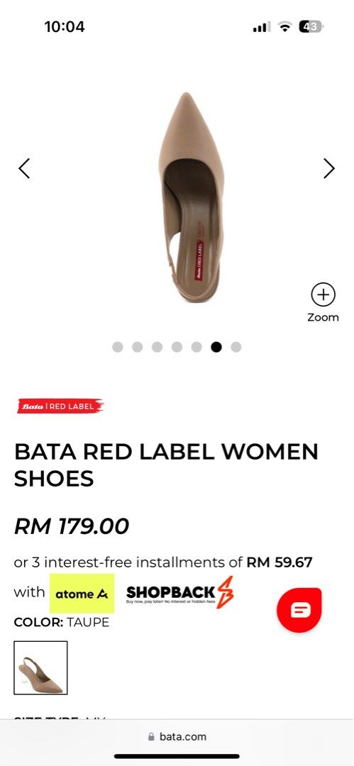 BATA RED LABEL WOMEN SHOES Women s Fashion Footwear Heels on