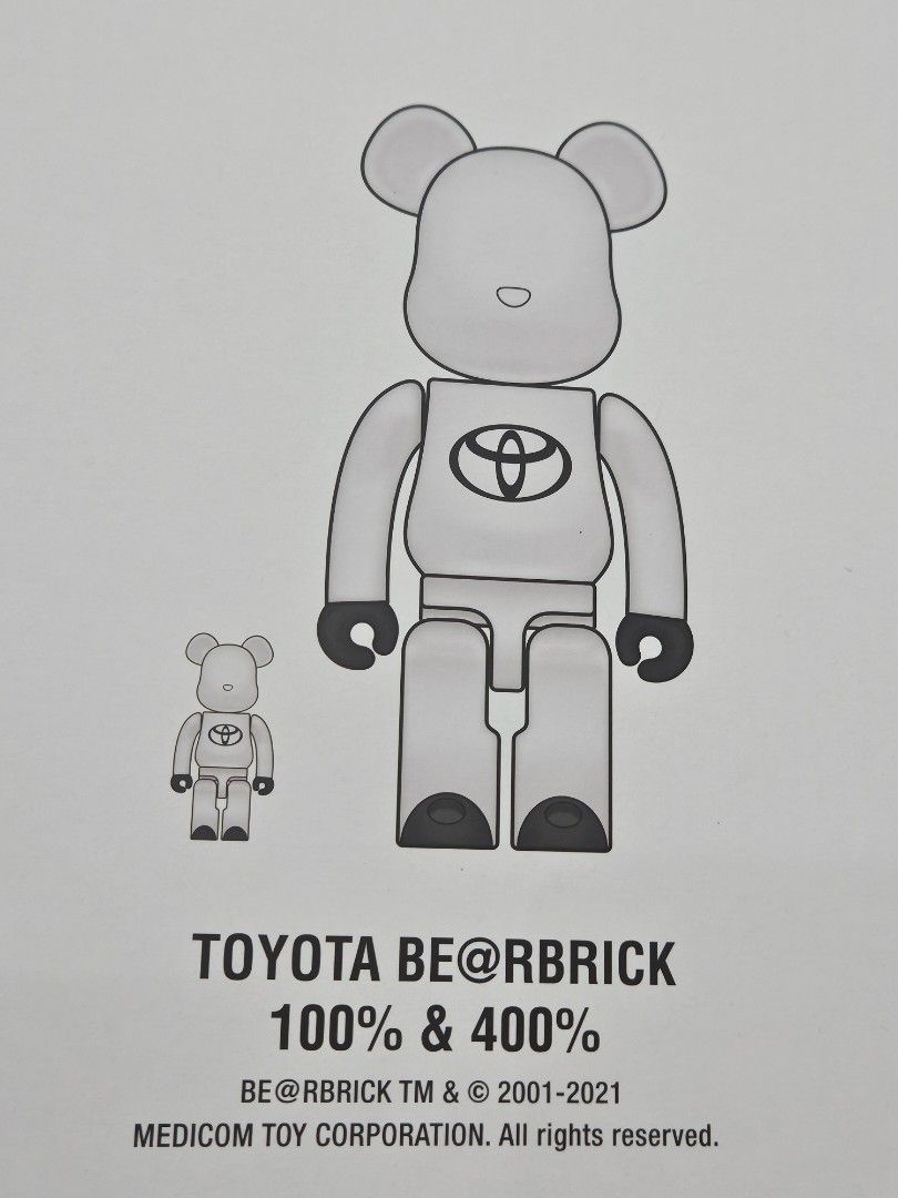 Bearbrick TOYOTA 400%+100$, 興趣及遊戲, 玩具& 遊戲類- Carousell