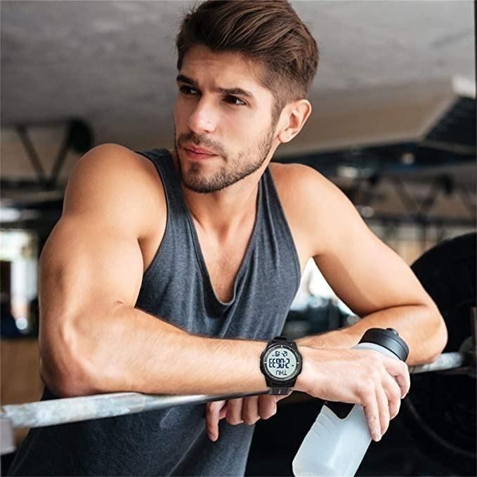Beeasy Digital Watch Waterproof with Stopwatch Alarm Countdown