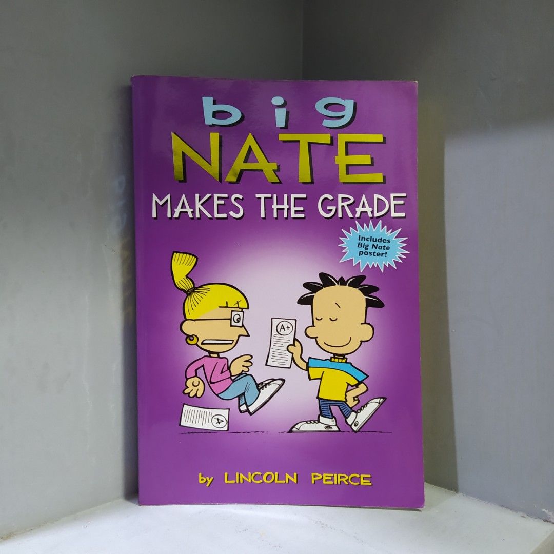 Big Nate: Makes The Grade (Category: Children's Books) located in Quezon City. Submitted by strawberrypearlmilk (Listing ID 1251733113, Image 1). Description: Big Nate: Makes The Grade - Lincoln Peirce, For Sale! Condition : - Paper back - No foxxing - Light defects RFS: Decluttering MOP: GCash Buyer will shoulder SF. 🎙️ Kindly DM me any inquiries/messages if interested..