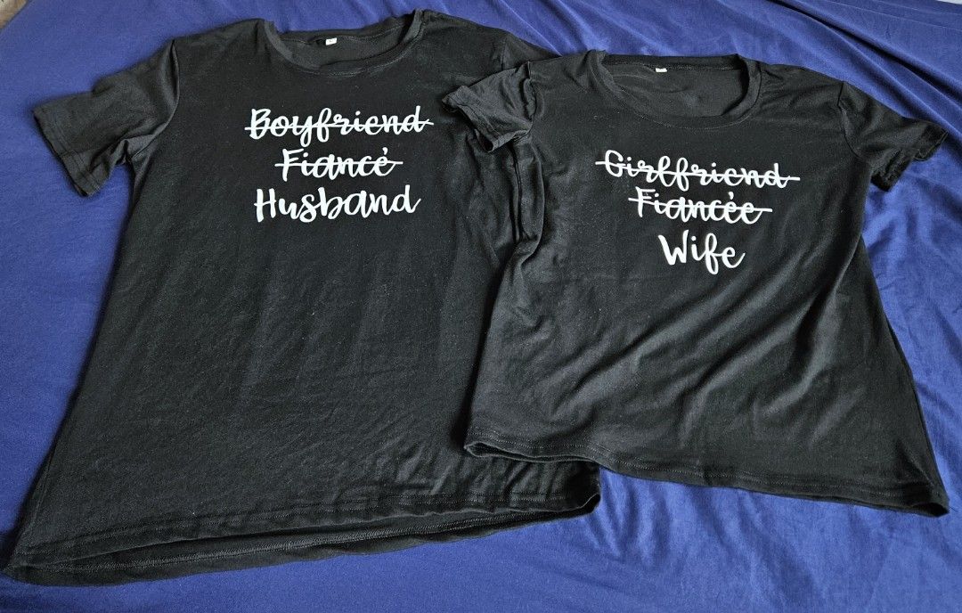 BLACK T-shirts Pair Up, Women's Fashion, Tops, Shirts on Carousell