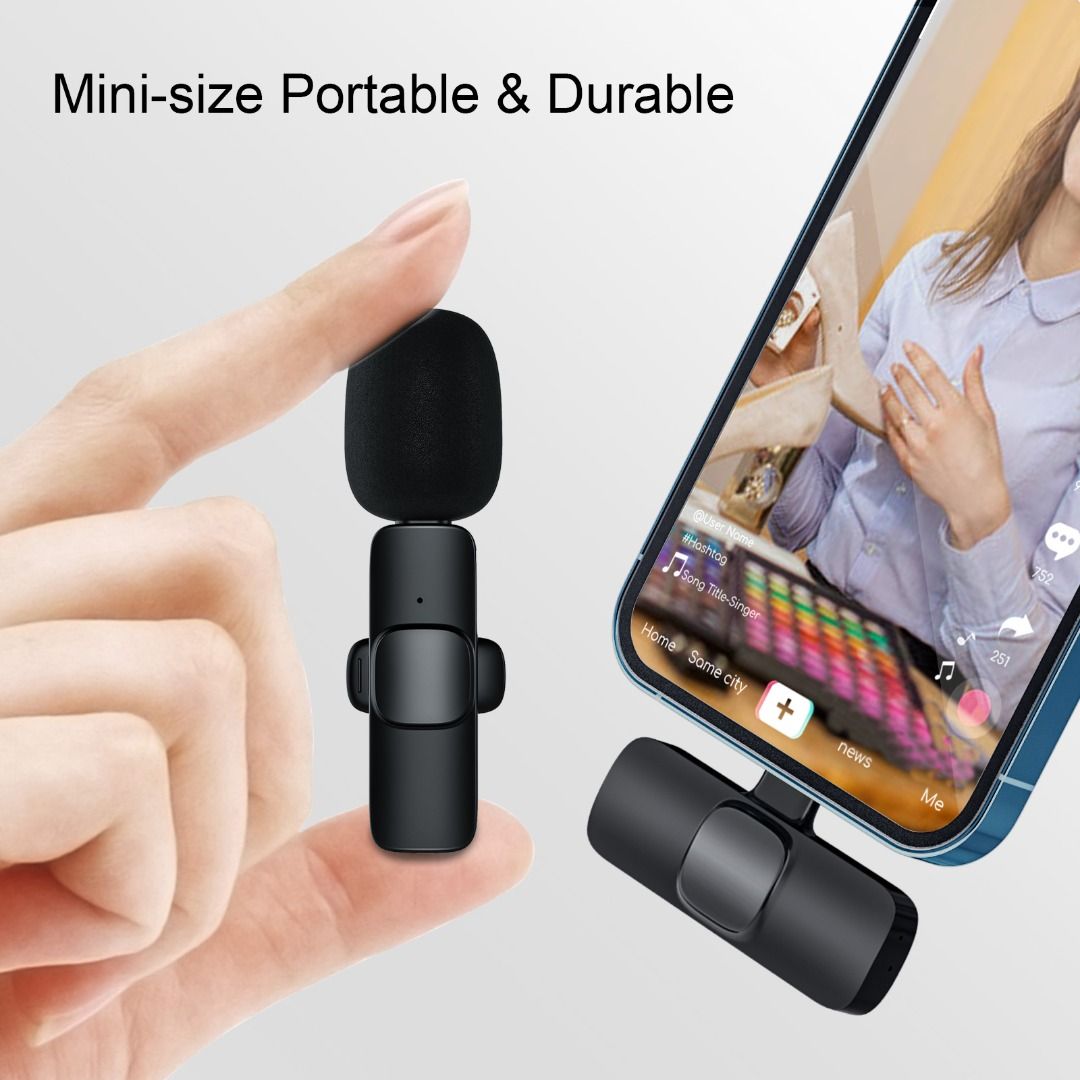 Bluetooth mic for mobile video 2025 recording