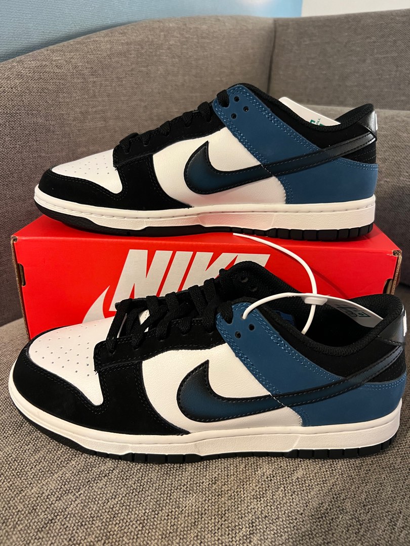 Brand New Authentic Nike Dunk Low Retro Industrial Blue, Men's Fashion