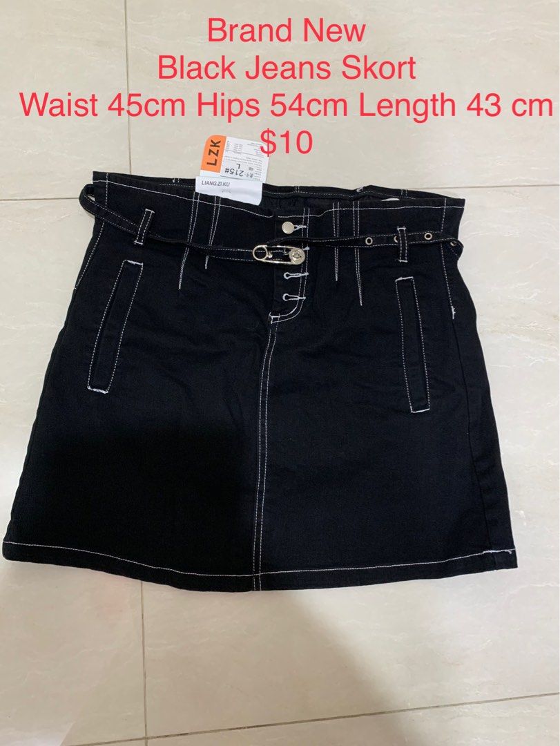 Brand new plus size Denim Skorts
