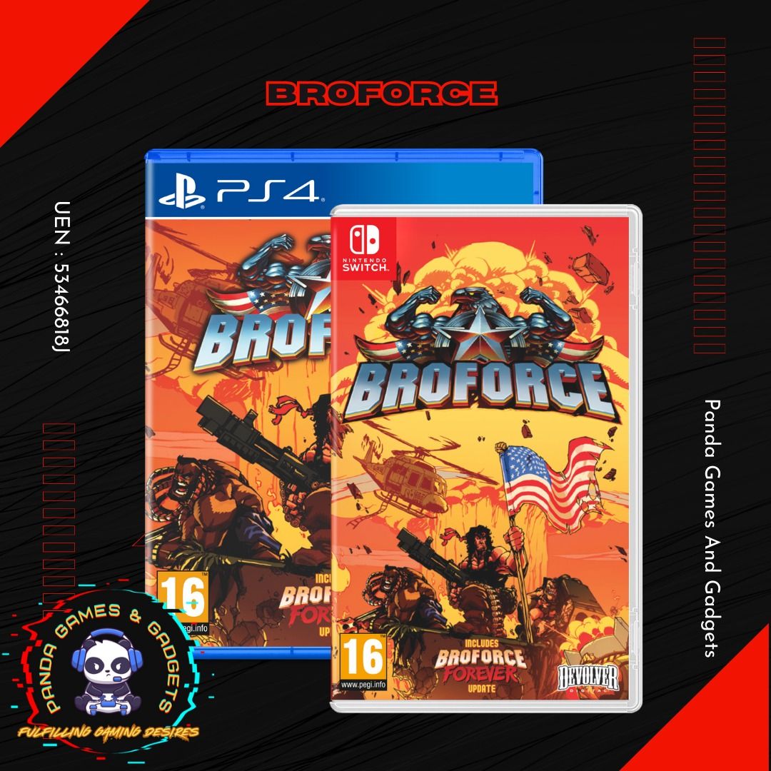 Broforce switch sales