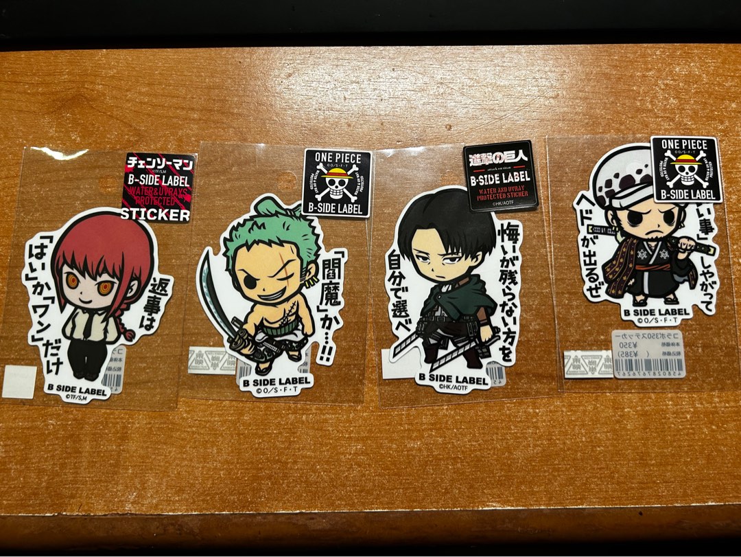 Sticker Zoro Enma ka!! One Piece B-SIDE LABEL - Meccha Japan