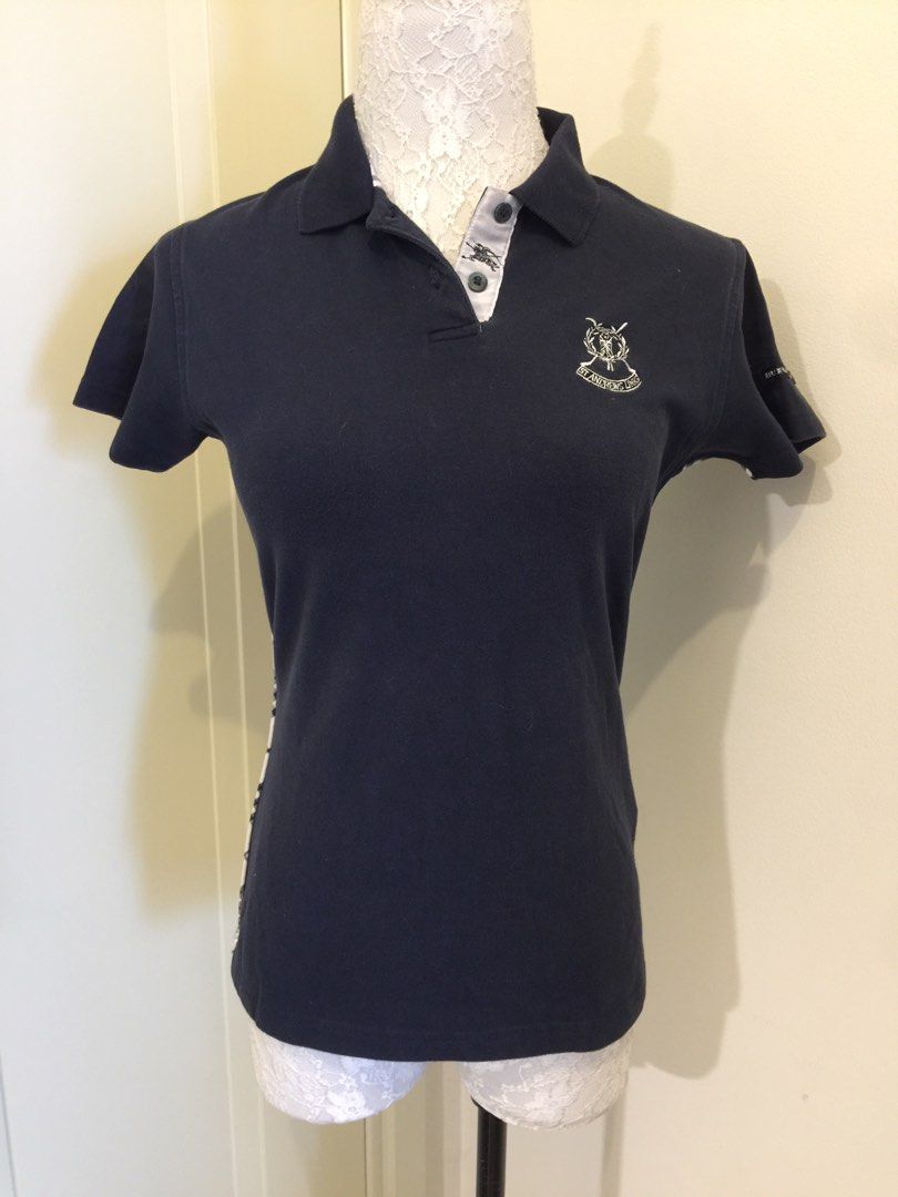 Burberry golf shirt womens store
